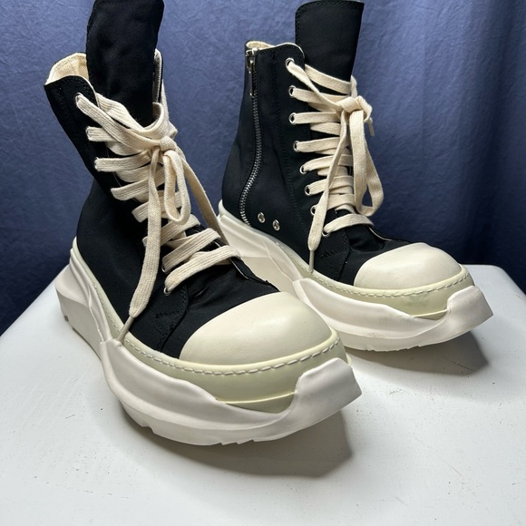 Rick Owens DRKSHDW Abstract High Sneakers| Size41EU/8US Men’s WORN 1X - Picture 1 of 11